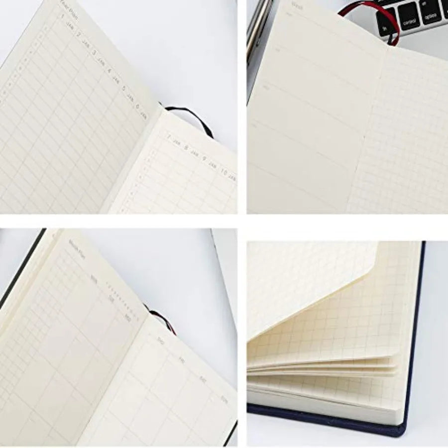 Undated Pocket Weekly Planner Schedule Organizer Agenda Year Month Week Plan A6 Notebook A6 undated Planner Green Small