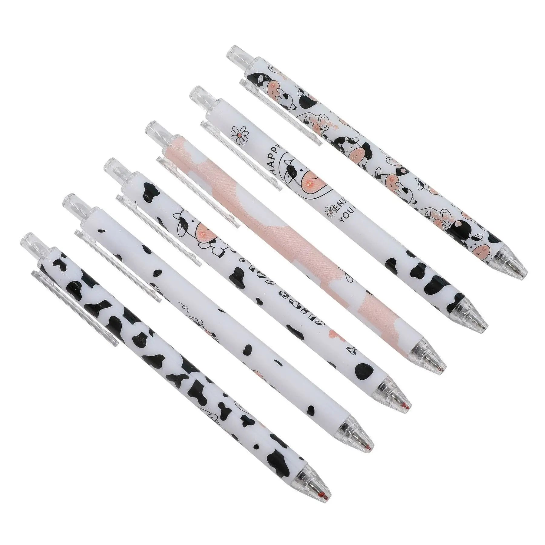 Cute Gel Pen Cartoon Cow Gift Press Office Gift School Supplies Stationery Kawaii Funny Pens