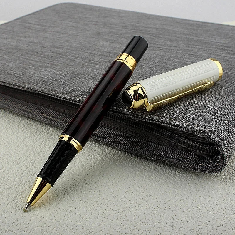 Metal Golden Clip Luxury 821 Gel Pen Ballpoint Pen Advertising Gift Signature Roller Ball Pen