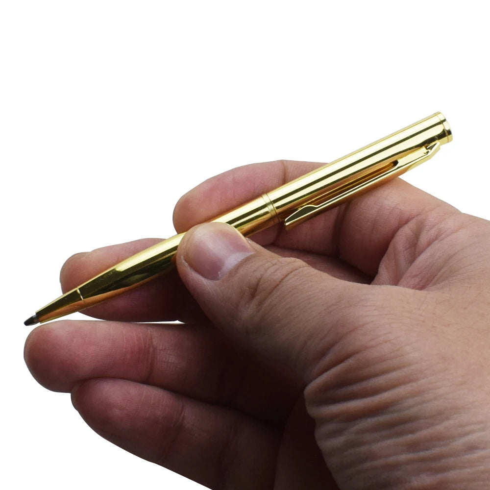 Golden Metal Ballpoint Pen 0.7mm Blac...